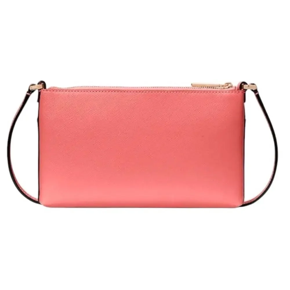 NWT - Kate Spade Sadie Crossbody Set Purse & Wristlet Peach Nectar
